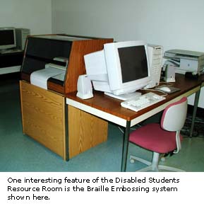 photo of Disabled Students Resource Room