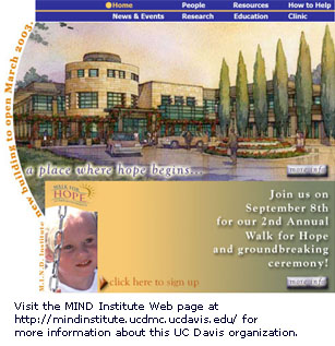 MIND Institute Web page