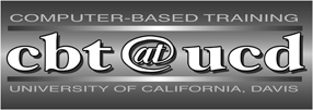 Computer Based Training at UC Davis - logo