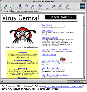 Dr. Solomon's Virus Central