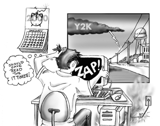 Y2K cartoon